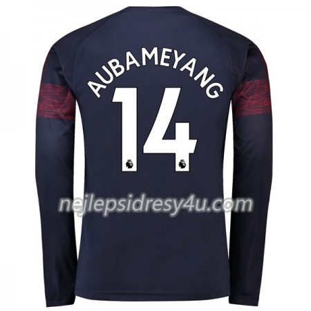 Fotbalový Dres Arsenal Aubameyang 14 Venkovní 2018/19 Dlouhý Rukáv